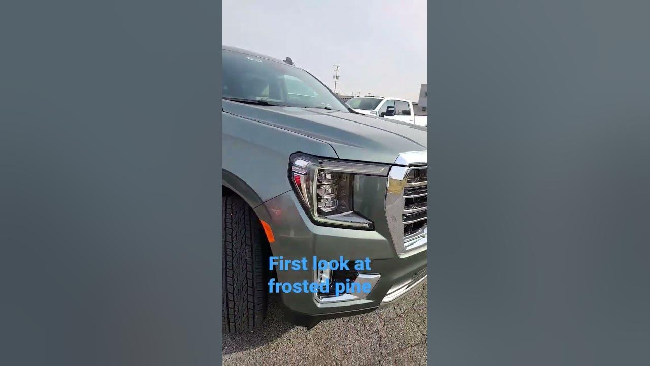 First Look at Frosted Pine Metallic at Jones GMC - YouTube