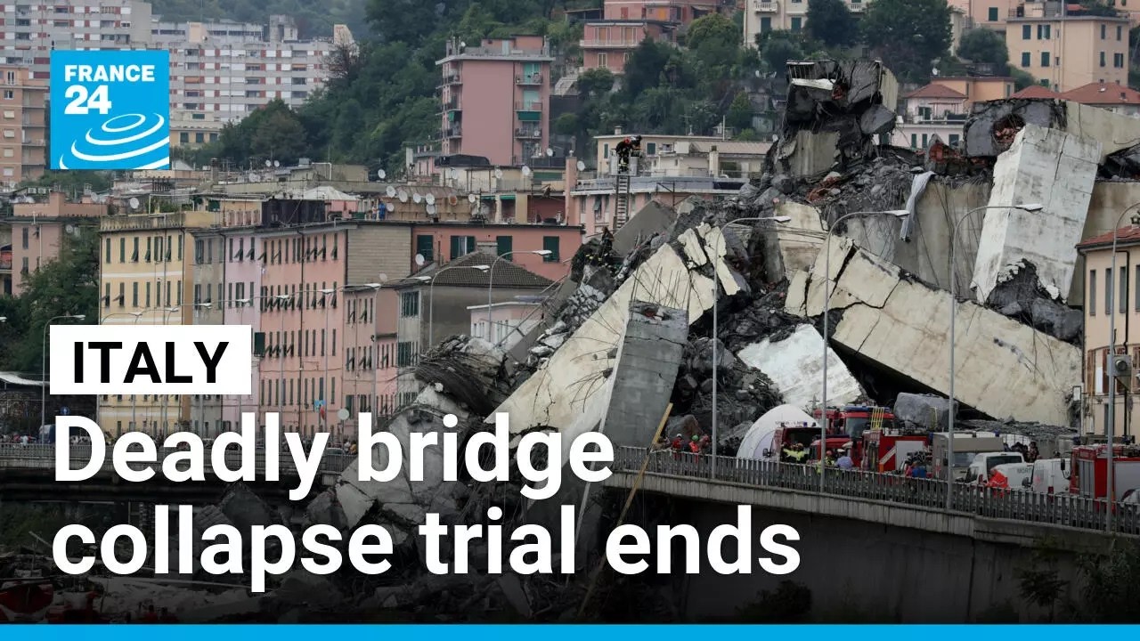 Dozens found guilty in Genoa's deadly bridge collapse • FRANCE 24 English