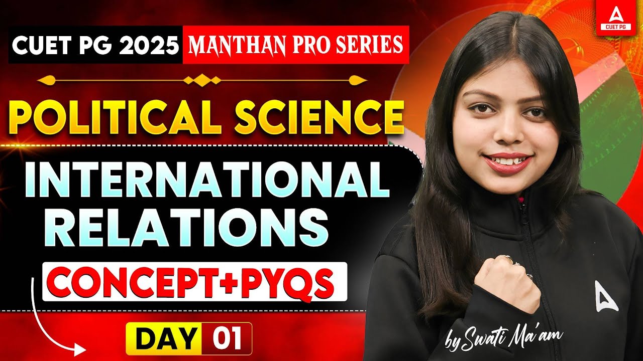 CUET PG 2025 | International Relations All Concepts and PYQ's for CUET ...