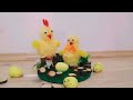 Еaster chickens. Пасхальные цыплята. МК.