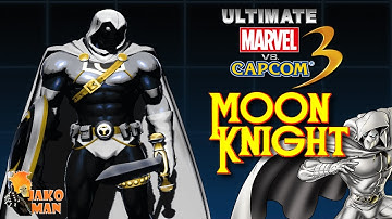 UMVC3 Palette Swap Character Mod - Moon Knight