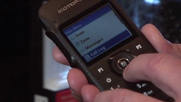 Motorola MOTOTRBO SL Series Portable Radio dimostrazione funzionamento