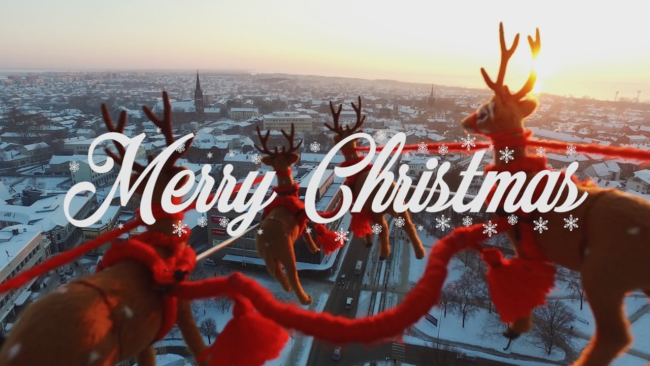 Santa Dron Worlds first Santa Claus drone sledge - YouTube