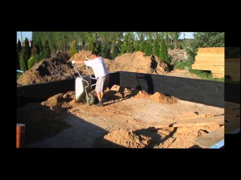 #63 Budowa Domu - Zasypujemy fundament piachem ...