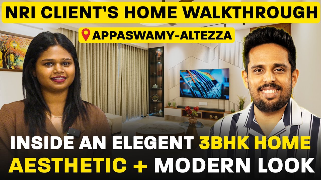 Загляните в этот стильный дом с тремя спальнями в Аппасвами-Альтеза, Перунгуди | Современный диза...