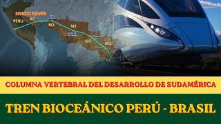 Tren Bioceánico Perú Brasil - Columna Vertebral Del Desarrollo De Sudamérica