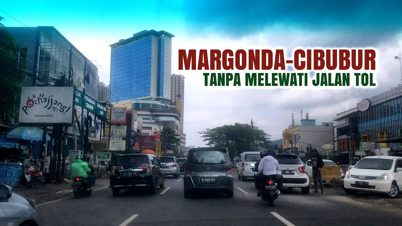 Perjalanan dari Margonda ke Cibubur Tanpa Melewati Jalan Tol