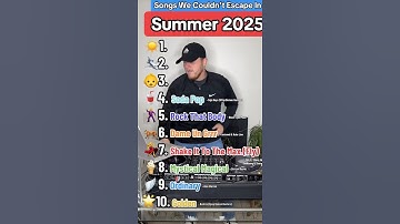 Songs we couldn’t escape in summer 2025