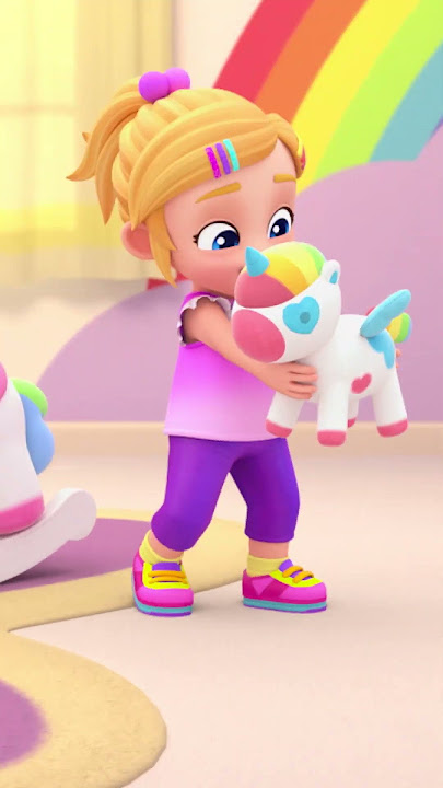 Bora's magical unicorn🦄🌈 #bebefinn #shorts #kidssong