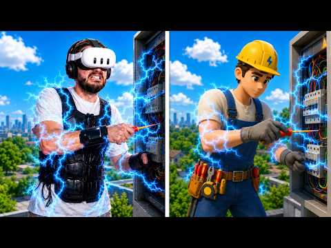 I FELT THE PAIN IN ELECTRICIAN SIMULATOR - Tapielza VR