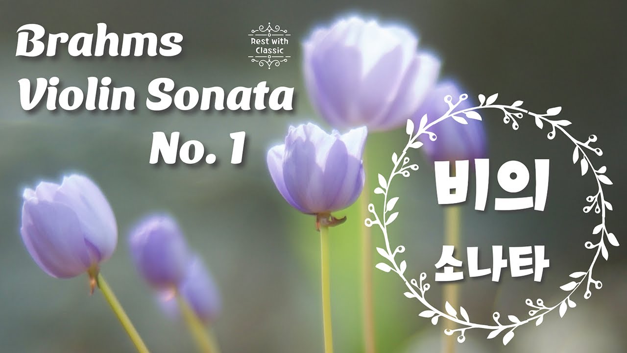 Rain Sonata : Johannes Brahms - Violin Sonata No. 1 (브람스 바이올린 소나타1, 비의 ...