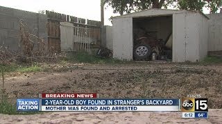 Mother arrested after toddler found wandering in W. Phoenix Mother arrested after toddler found wandering in W. Phoenix