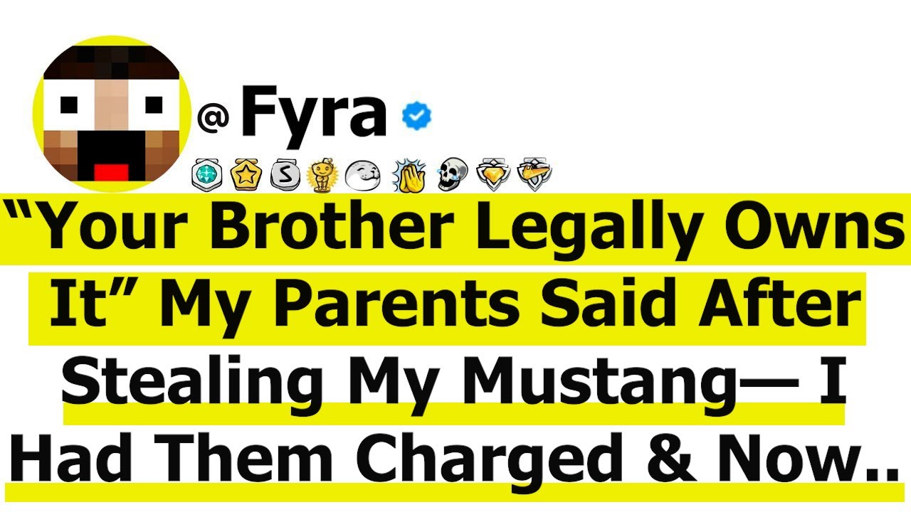 “Your Brother Legally Owns It” My Parents Said After Stealing My Mustang— I Had Them Charged & Now..
