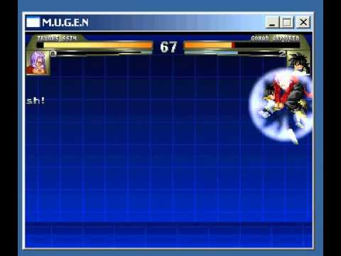 Mugen Dragon Ball Z Trunks SSJ4 Vs Gohan