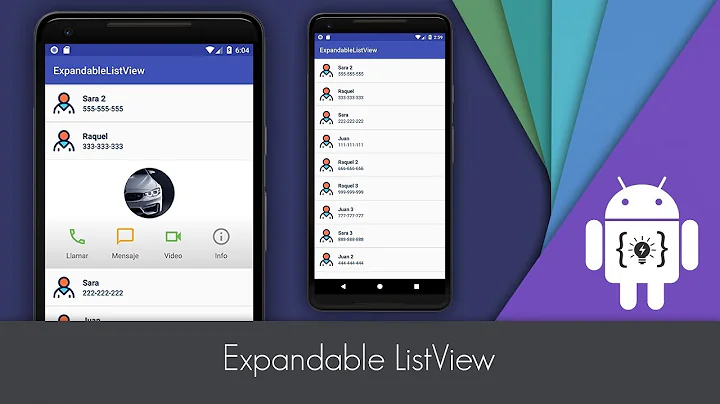 Android Studio - Expandable ListView