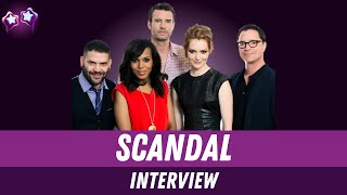 Scandal Cast Interview: Kerry Washington, Scott Foley, Guillermo Diaz, Darby Stanchfield Josh Malina