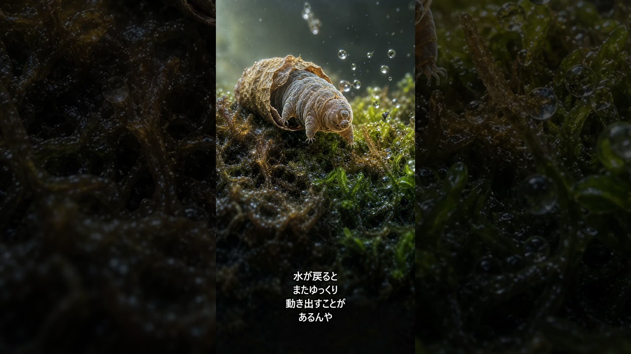 クマムシ、乾くとスリープモードになる