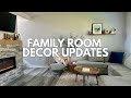 FAMILY ROOM UPDATES + FAMILY ROOM TOUR, WORLD MARKET UNBOXING + HONEST MOM CHAT