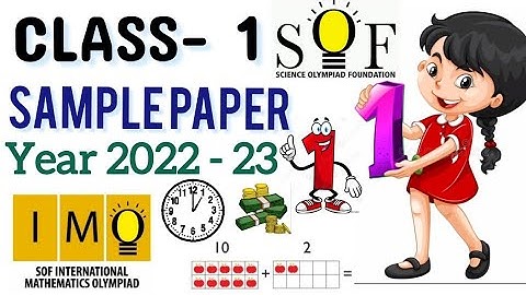 imo sample paper 2022-23 class 1 | imo math olympiad class 1 sample paper 2023-24