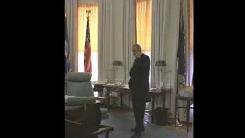 LBJ and Arthur Goldberg, 12/31/66, 8.23A. 1 of 4.