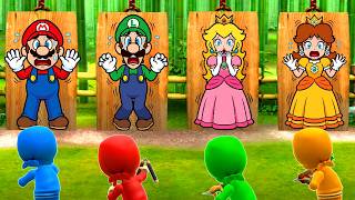 Wii Party U - Minigame Battle! Robin Vs Barry Vs Joost Vs Olga