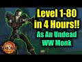 Solo Leveling From 1-80 in Only 4 Hours! (4:20:00.25)