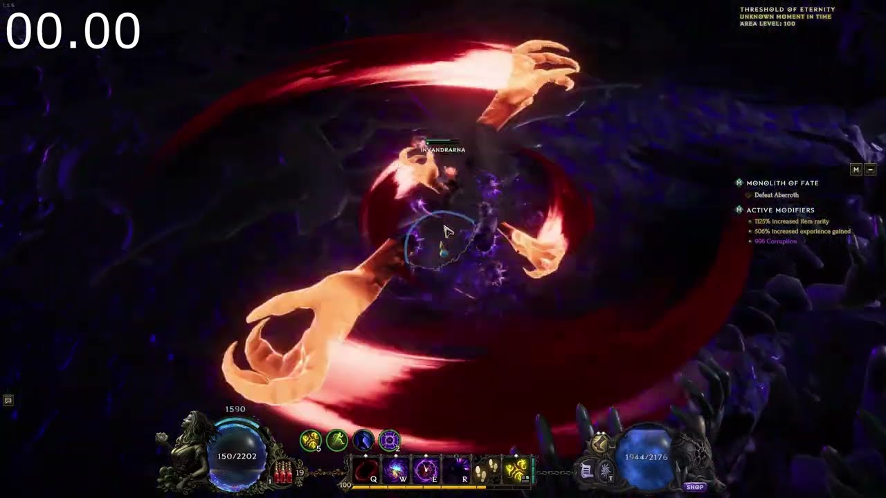 Last Epoch 1.3 Warpath Voidknight 26s Uber Abberoth