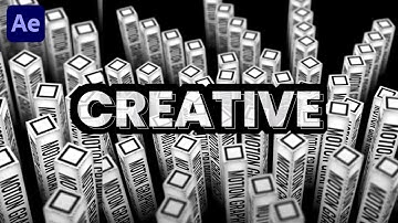Creative Typography Animation In Adobe After Effects - After Effects Tutorial - No Plugins.