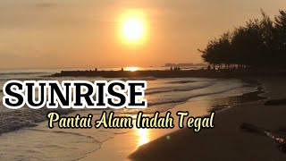 SUASANA SUNRISE DI PANTAI ALAM INDAH TEGAL JAWA TENGAH 2022