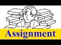 Assignment meaning in Urdu with example sentences and ...