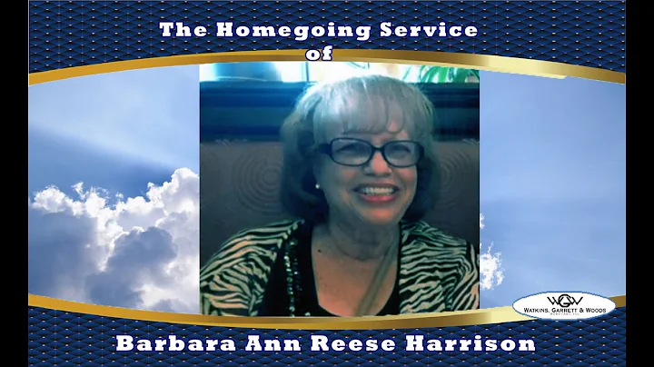 The Homegoing Service of Barbara Ann Reese Harrison