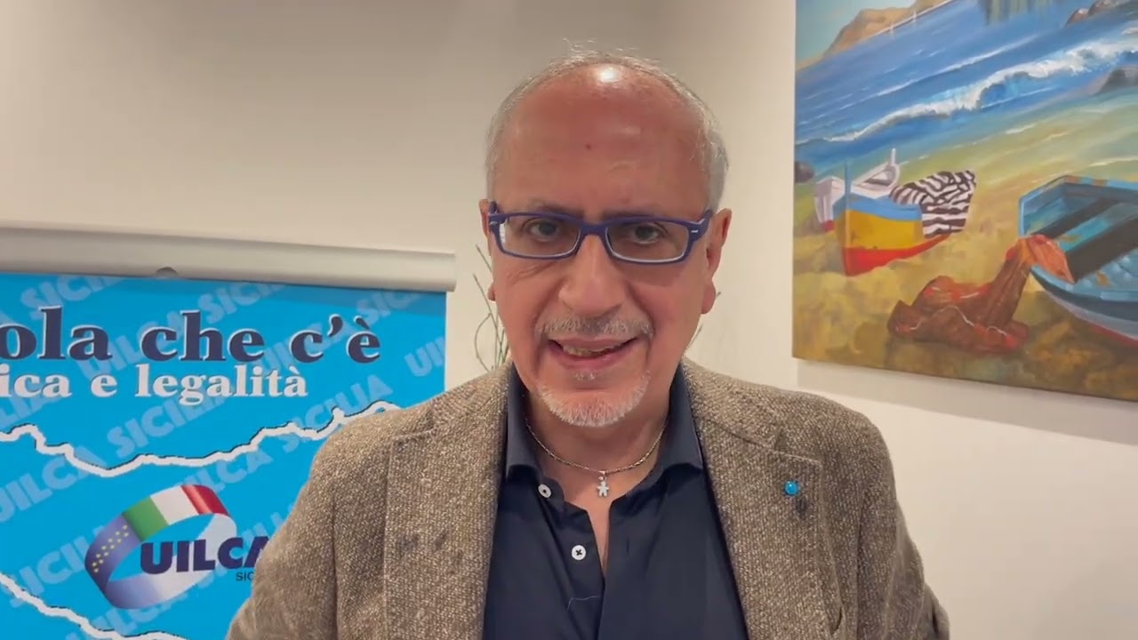 GIUSEPPE GARGANO   SEGRETARIO GENERALE UILCA SICILIA. Intervista di Valentina Bongiovanni