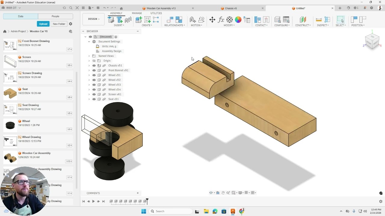 Fusion 360: Создание сборки (обновлено в 2026 году)