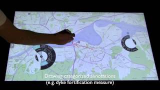 coMAP Support for Collaborative Situation Analysis and Planning using Interactive Tabletops