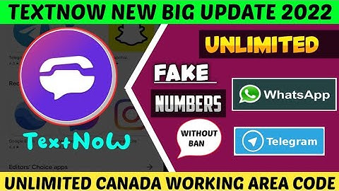 textnow all signup problem solution 2022|Textnow new update | All canada best working area code