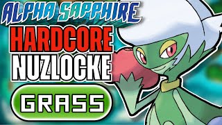 Pokemon Alpha Sapphire Hardcore Nuzlocke - GRASS Type Pokémon Only! (No items, No overleveling)