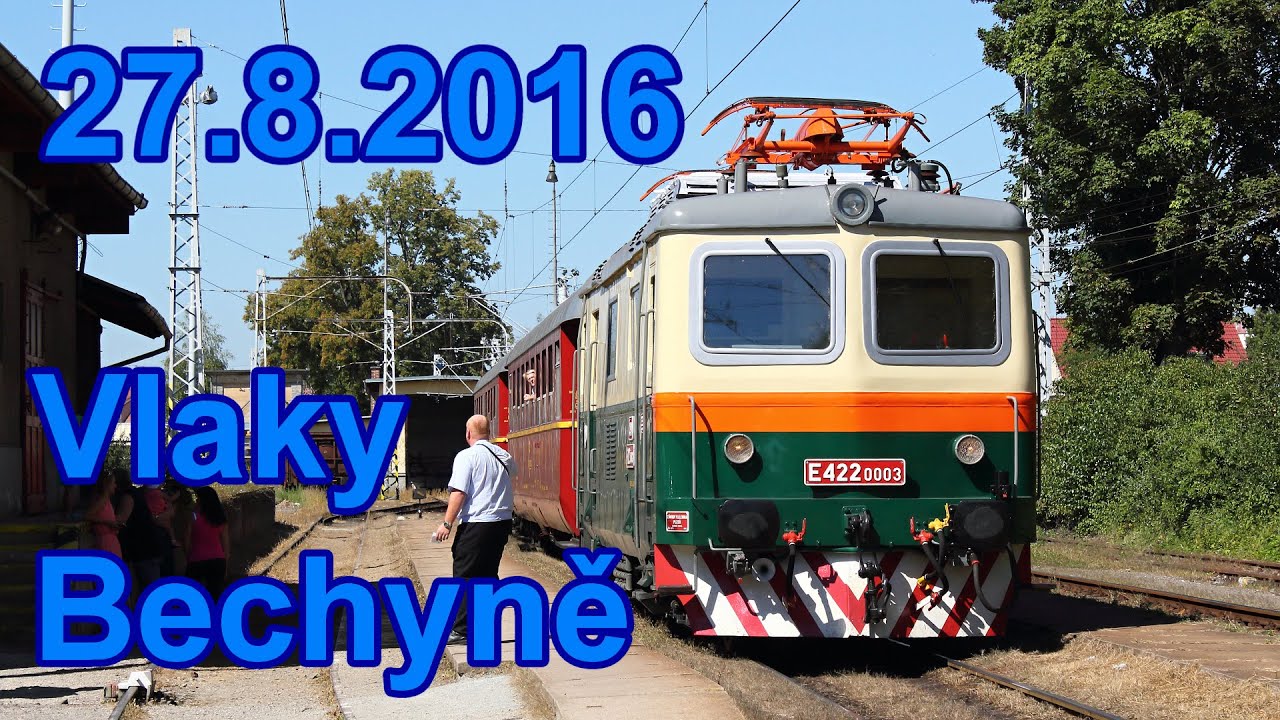 Vlaky Bechyně - Bobinka, Elinka, Žehlička, 27.8.2016