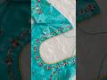 Cute and neat Aari work blouse designs