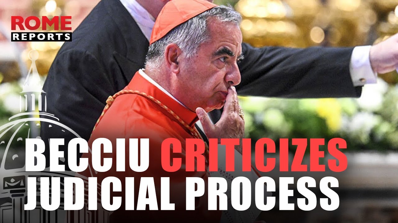 Cardinal Becciu criticizes description of judicial process - YouTube