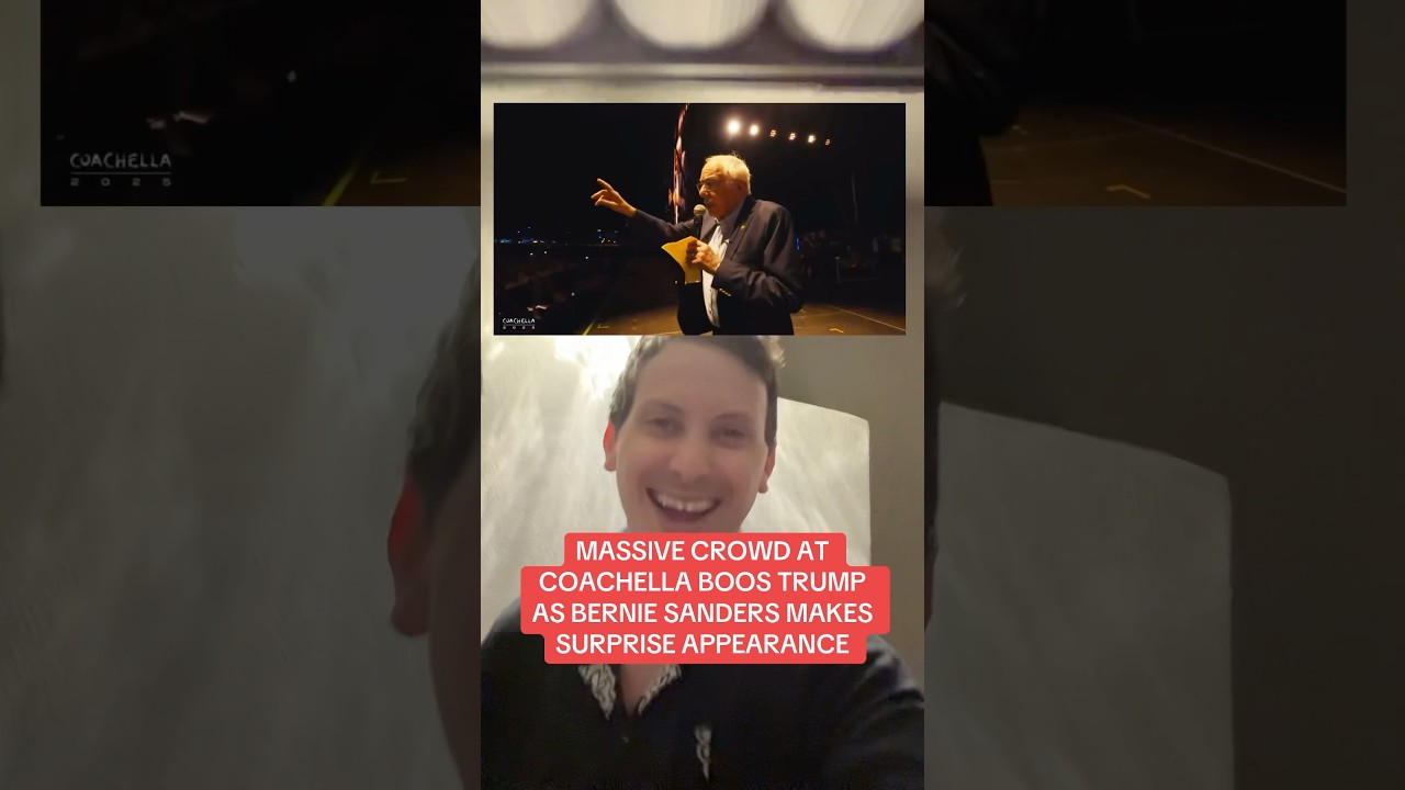 Trump BOOED by THOUSANDS at Coachella during Bernie Sanders Surprise