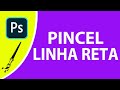Como desenhar linha reta com pincel no photoshop pincel photoshop