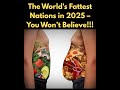 Top 10 World's Most Obese Country in 2025