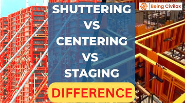 Know the Difference: Shuttering Vs Centering Vs Staging @beingcivilax #civilpracticalsitetraining