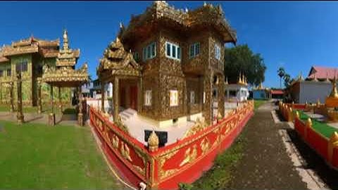 Wat Thai Wattanaram in Virtual Reality (Full 360-Degree video - Insta360 One X2 camera - Thailand)
