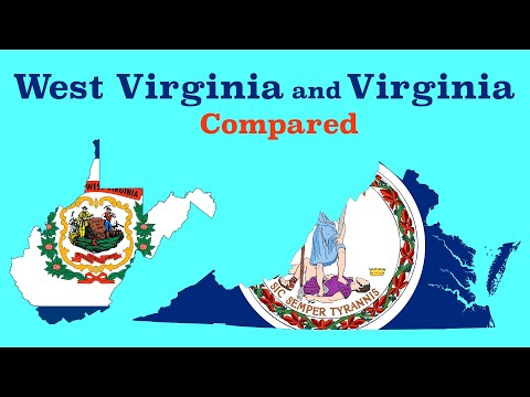 Virginia and West Virginia Compared