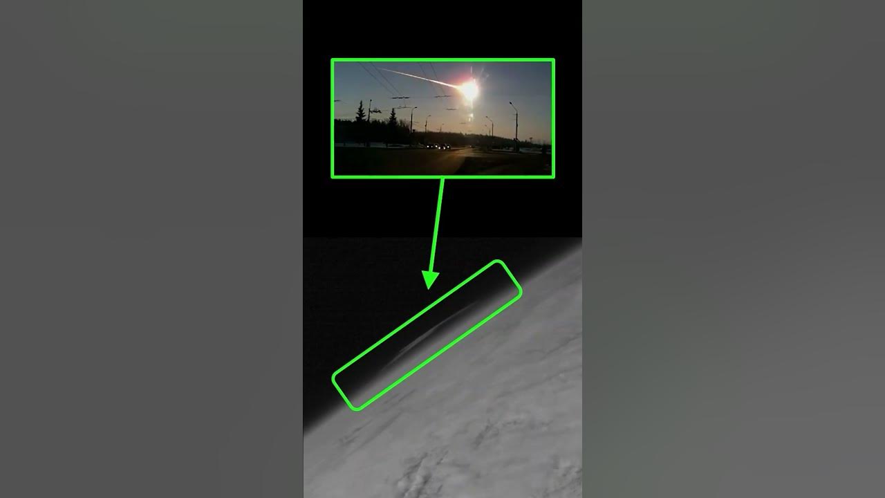 Vapor Tail From The Chelyabinsk Meteor Seen From Space YouTube