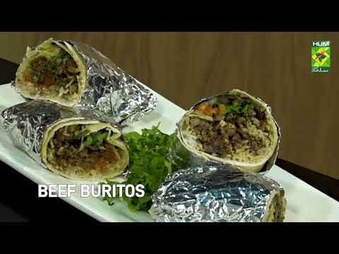 Beef Burritos Recipe By Chef Saad Butt | Quick Easy Homemade Beef Burritos Recipe | MasalaTV