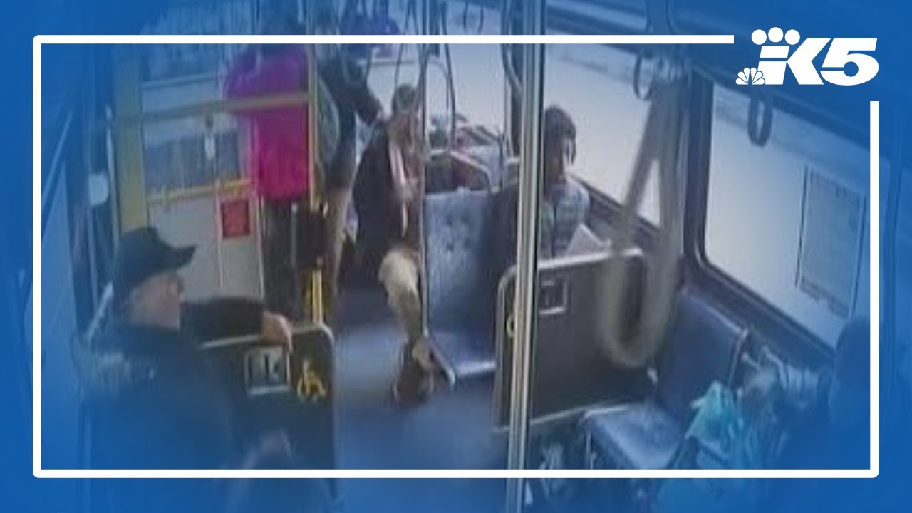 Video shows moment good Samaritan steered runaway Seattle bus to safety ...