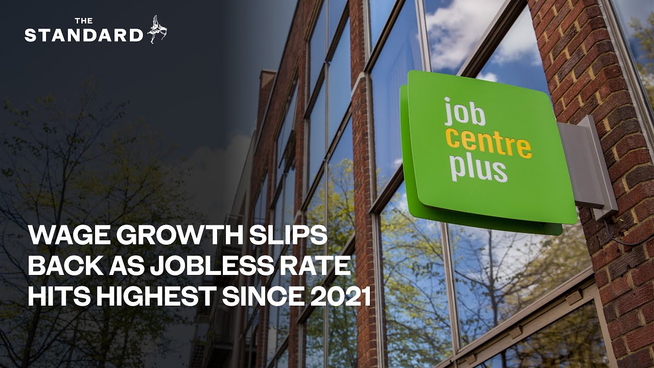 Wage growth slips back as jobless rate hits highest since 2021, according to ONS
