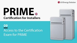 09. PRIME Certification for Installers: Access to the Certification Exam for PRIME